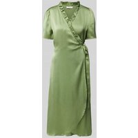 A-view Midikleid in Wickel-Optik Modell 'Peony' in Lind, Größe 38 von A-view