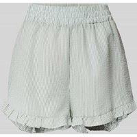 A-view Relaxed Fit Shorts mit Strukturmuster Modell 'Sonja' in Gruen, Größe 40 von A-view