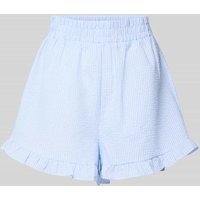 A-view Relaxed Fit Shorts mit Strukturmuster Modell 'Sonja' in Hellblau, Größe 40 von A-view