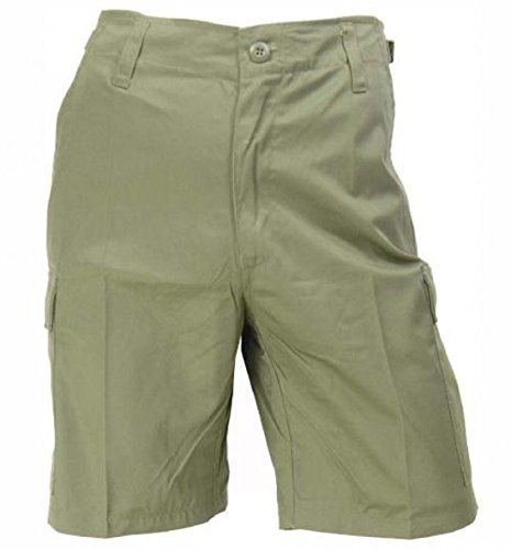 A. Blöchel Kurze Bermuda Shorts US Army Ranger Feldhose Molsekin Arbeitshose 6-11, 58, 60 (L, Oliv) von A. Blöchel