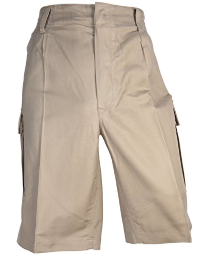 A. Blöchel Kurze Bundeswehr Bermuda Feldhose Molsekin Arbeitshose Shorts 6-11, 58, 60 (6, Khaki) von A. Blöchel