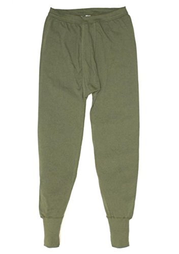 A. Blöchel Original Plüsch Unterhose der Deutschen Bundeswehr Unterziehhose Winter Oliv in verschiedenen Größen Alte und Neue Variante (7/XL, Oliv Alte Variante) von A. Blöchel