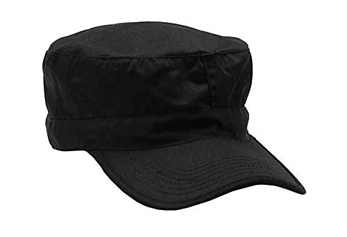 A. Blöchel US Army Outdoor BDU Feldmütze aus stabilem RipStop Cappie Sportcappie Kappe in verschiedenen Farben und Größen - Das Sommer MustHave (L, Schwarz) von A. Blöchel