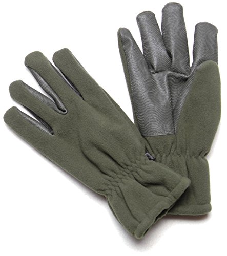 A. Blöchel Warme & Weiche Fleece Handschuhe Alpina Winterhandschuhe in Flecktarn, Oliv oder Schwarz S-XXXL (XL, Oliv) von A. Blöchel