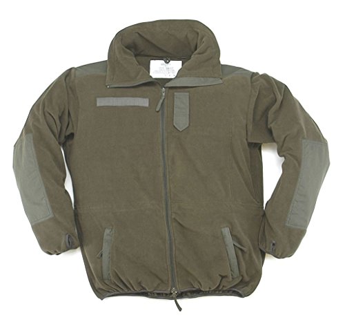 A. Blöchel Wind+ wasserdichter Windbreaker Warme Fleece-Jacke mit Membrane Wandererjacke Oliv Übergrößen S-5XL (XXL) von A. Blöchel