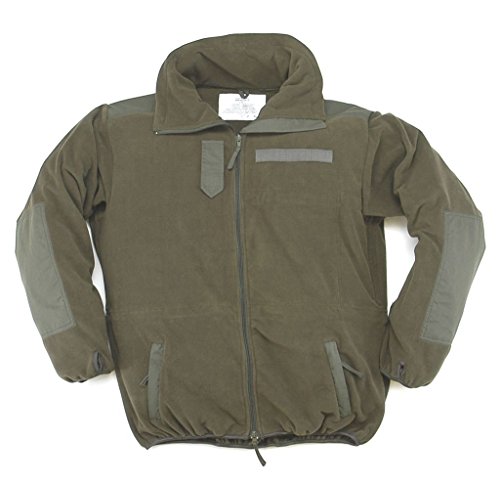 A. Blöchel Winddichter Windbreaker Warme Fleece-Jacke ohne Membrane Wandererjacke Oliv Übergrößen S-5XL (S) von A. Blöchel