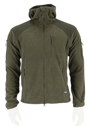 A.Blöchl "Delta" Hoodie Fleece Jacke OLIV M von A. Blöchl