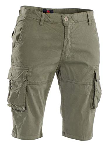 A. Blöchl Herren Cargo Shorts Eagle Vintage (Oliv/L) von A.Blöchl