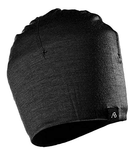 A.Blöchl Sportliches Beanie Lite Merino aus Wolle (Schwarz) von Lupsty