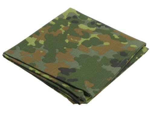 Bundeswehr Halstuch / Dreiecktuch Flecktarn 100% Viskose von A.Blöchl