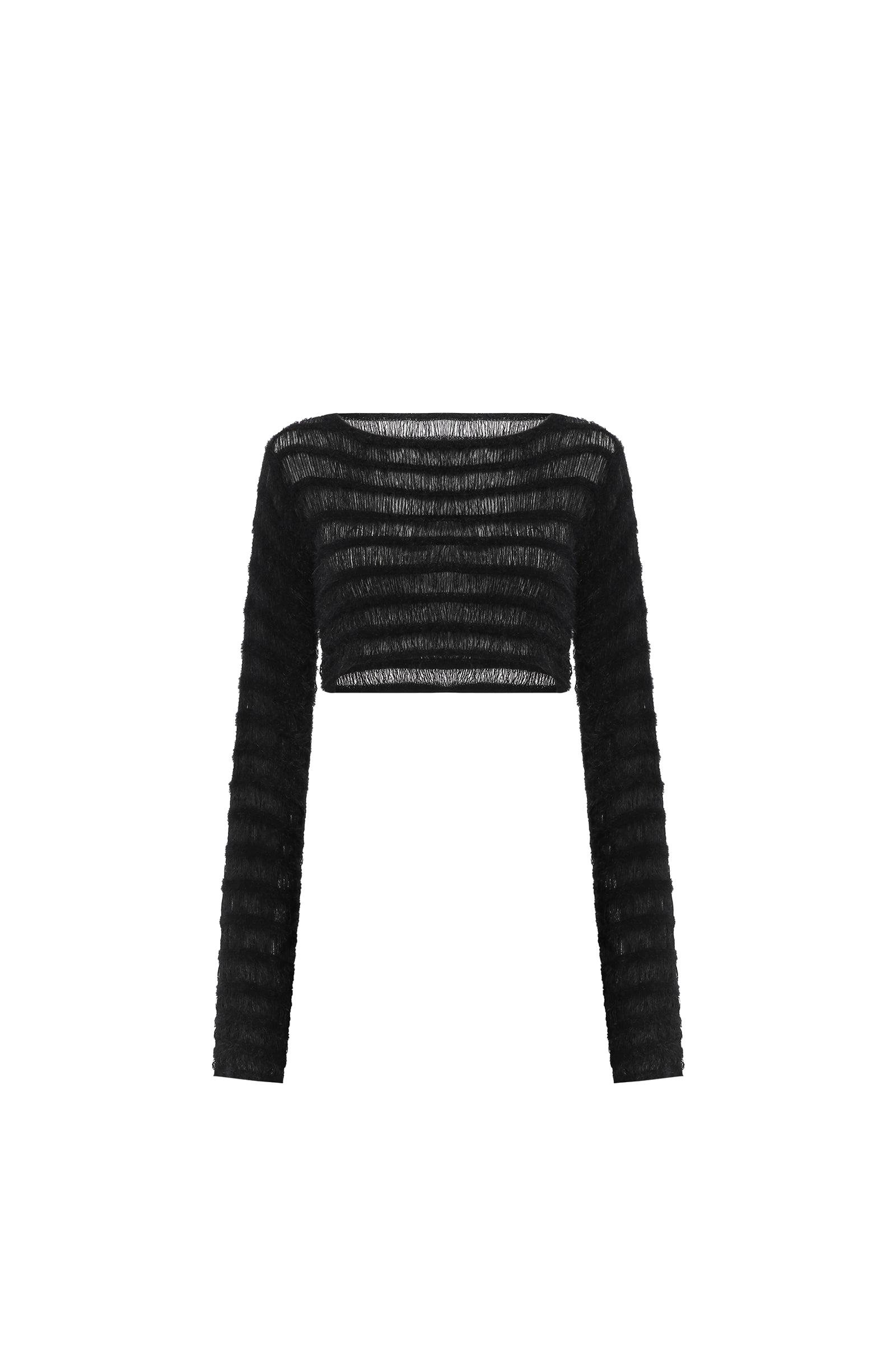 Knitted Top - Black - L - A.M.G - Crop tops Knitted Top - Black - L - A.M.G - Crop tops von A.M.G