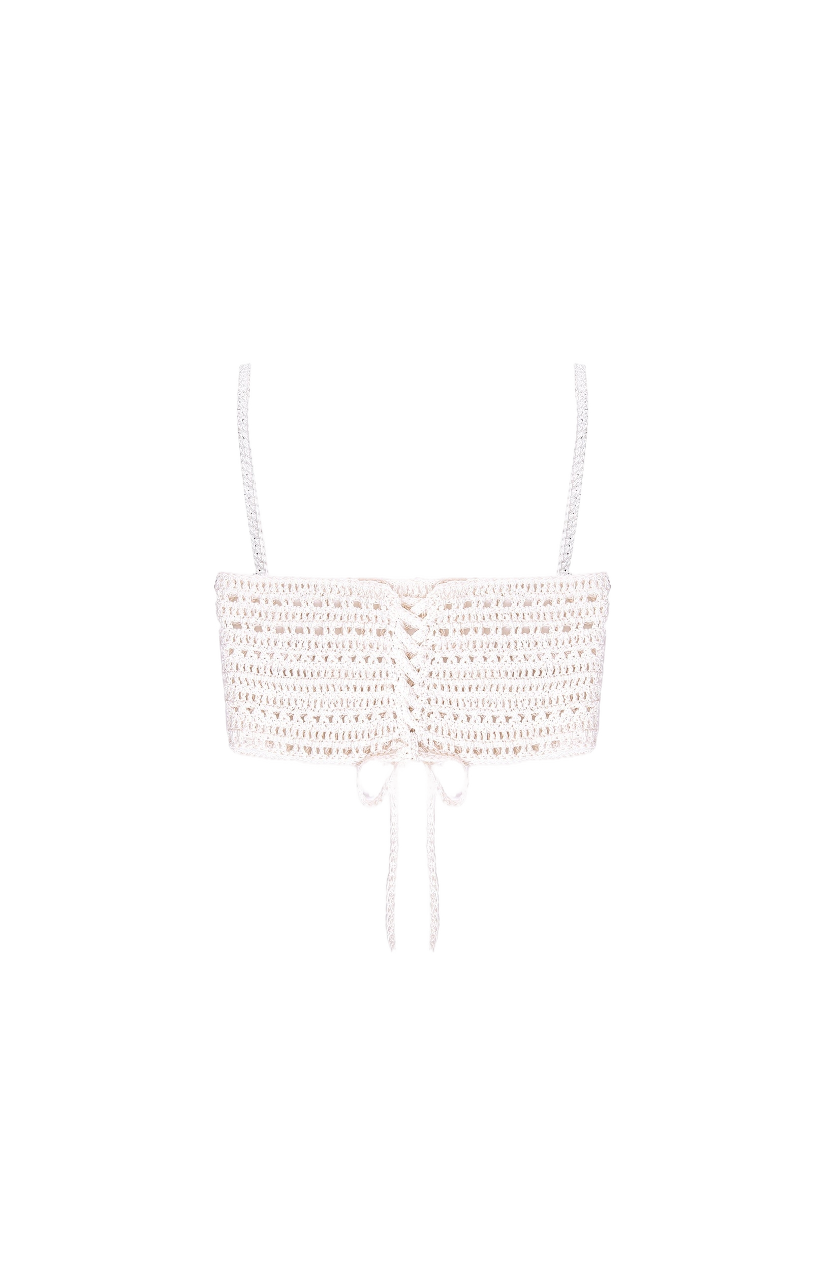 Knitted Top - White - L - A.M.G - Crop tops Knitted Top - White - L - A.M.G - Crop tops von A.M.G