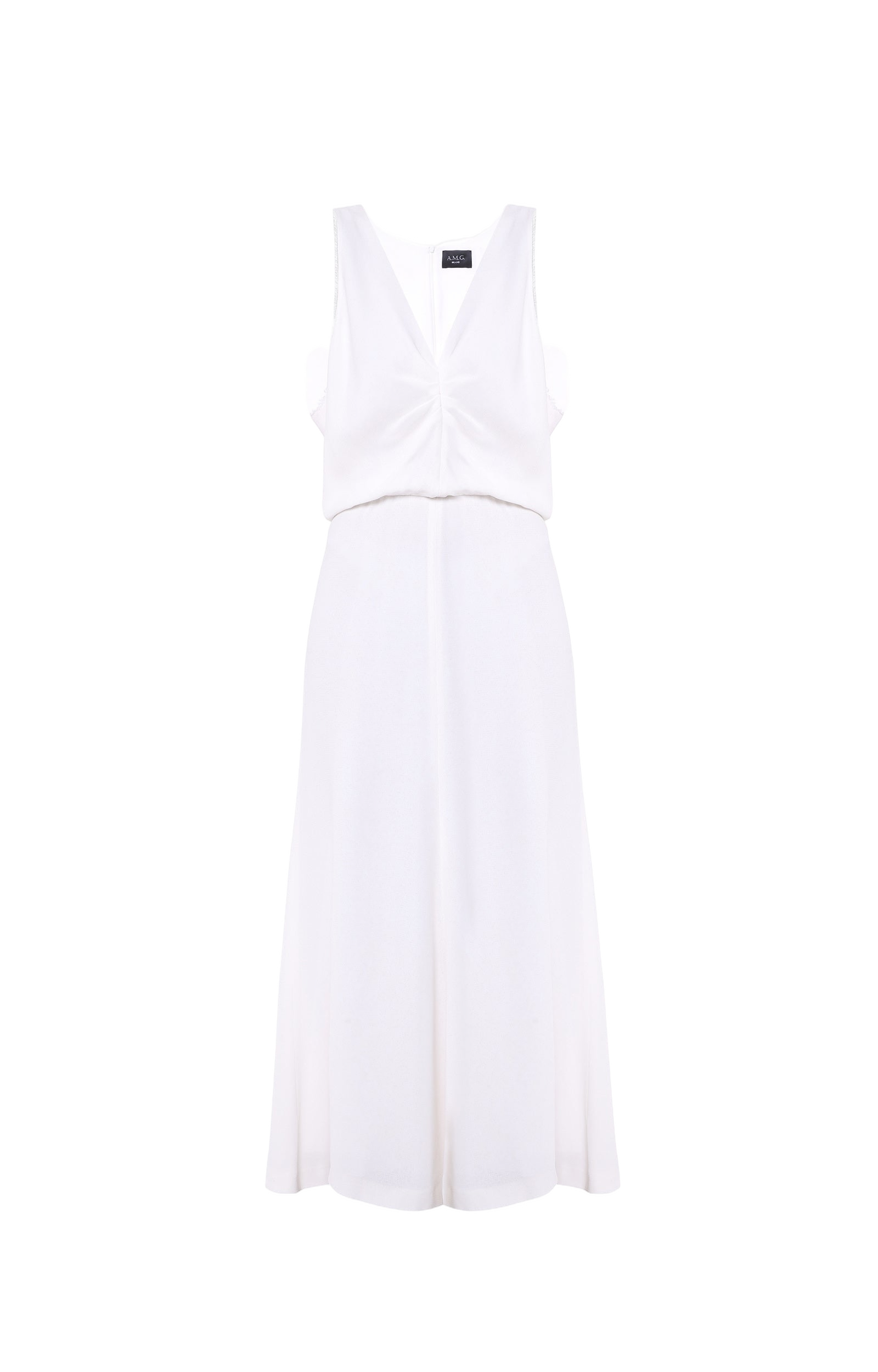 Midi Dress - White - L - A.M.G - Maxi dresses Midi Dress - White - L - A.M.G - Maxi dresses von A.M.G