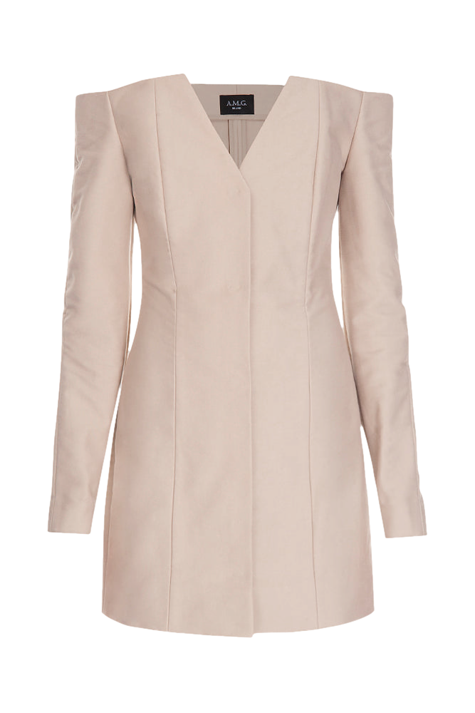 Off-shoulders Dress - Beige - L - A.M.G - Mini dresses Off-shoulders Dress - Beige - L - A.M.G - Mini dresses von A.M.G