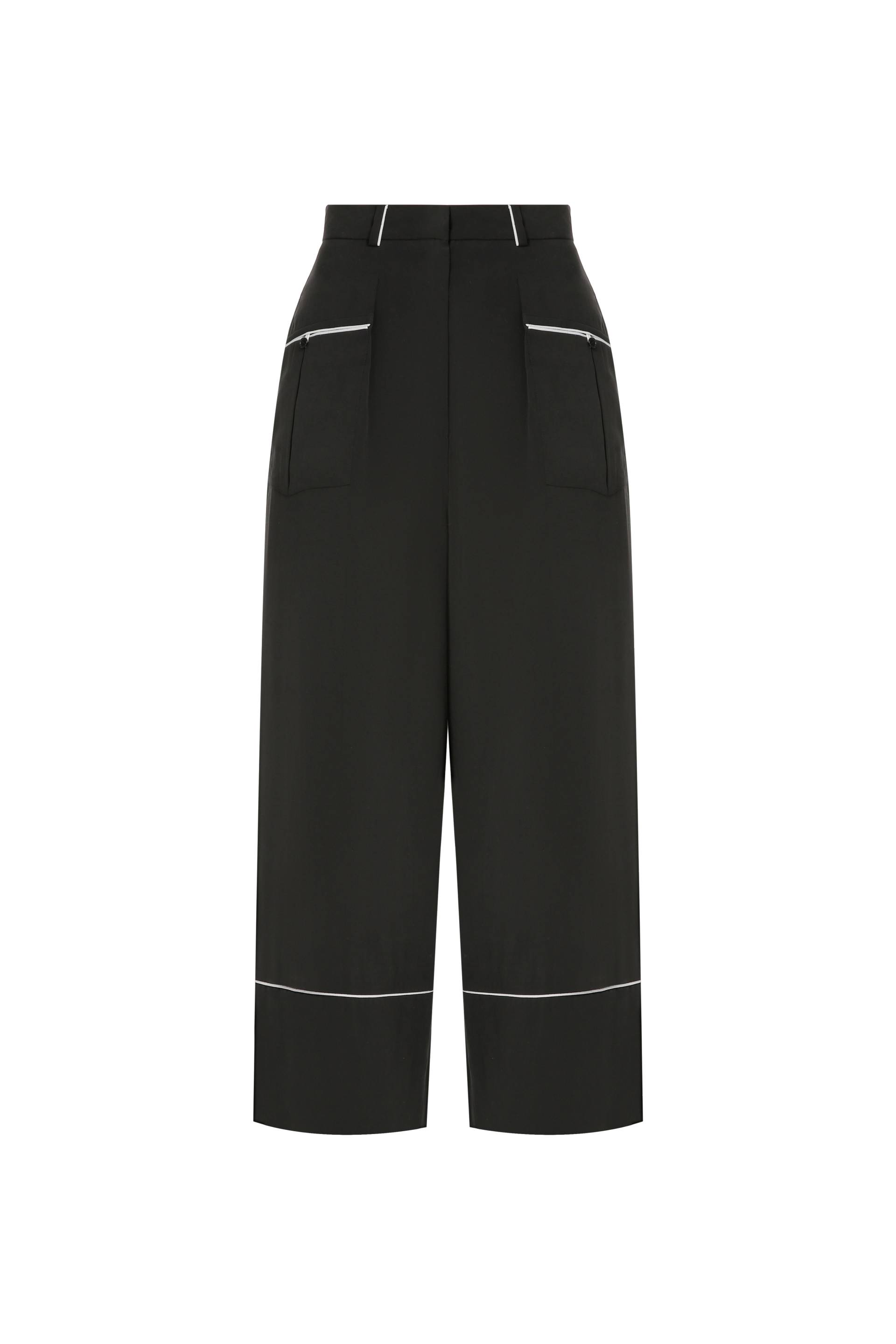 Pajama trousers with white piping - Black - XS - A.M.G - Pyjama bottoms Pajama trousers with white piping - Black - XS - A.M.G - Pyjama bottoms von A.M.G