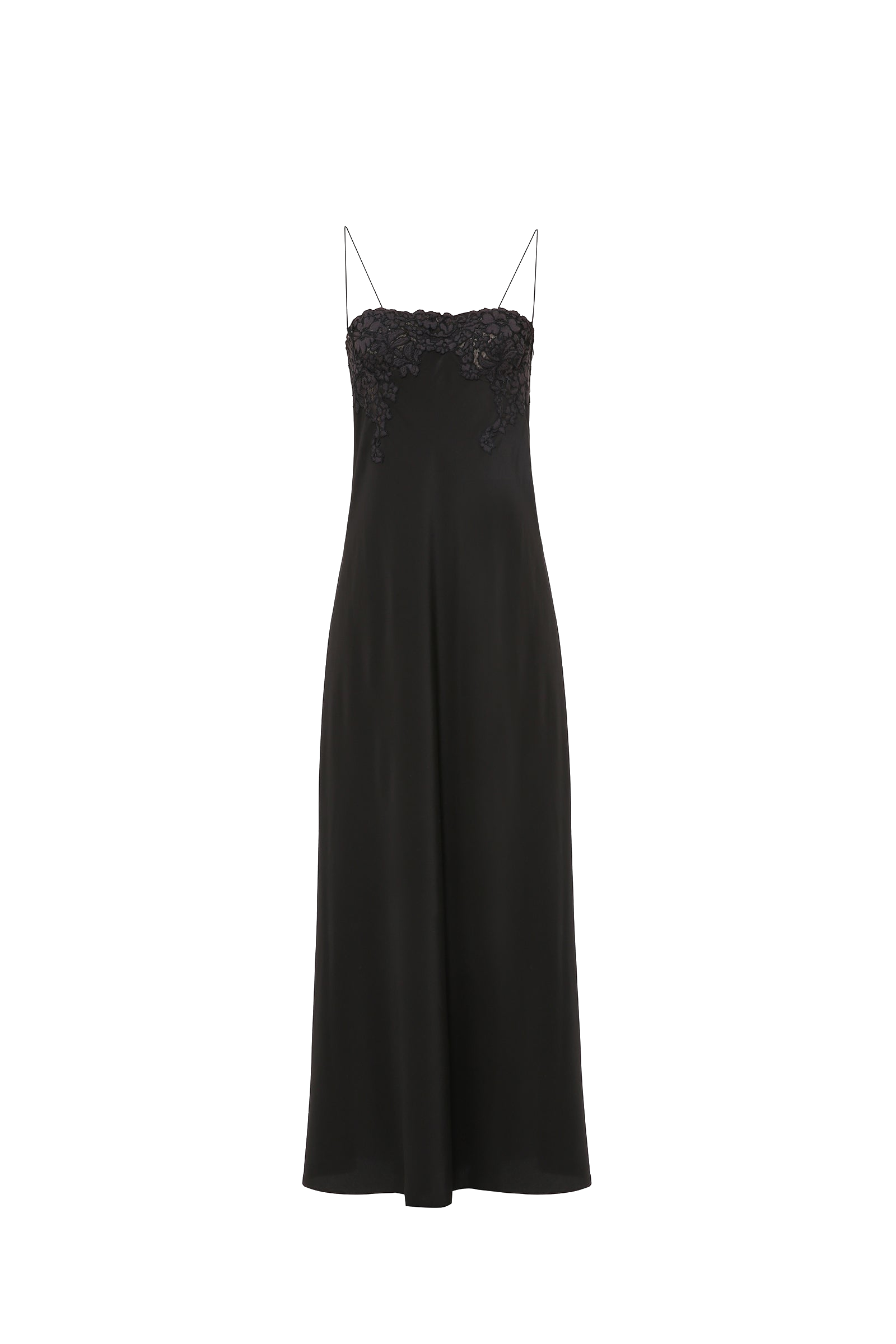 Silk Maxi Dress - Black - S - A.M.G - Maxi dresses Silk Maxi Dress - Black - S - A.M.G - Maxi dresses von A.M.G