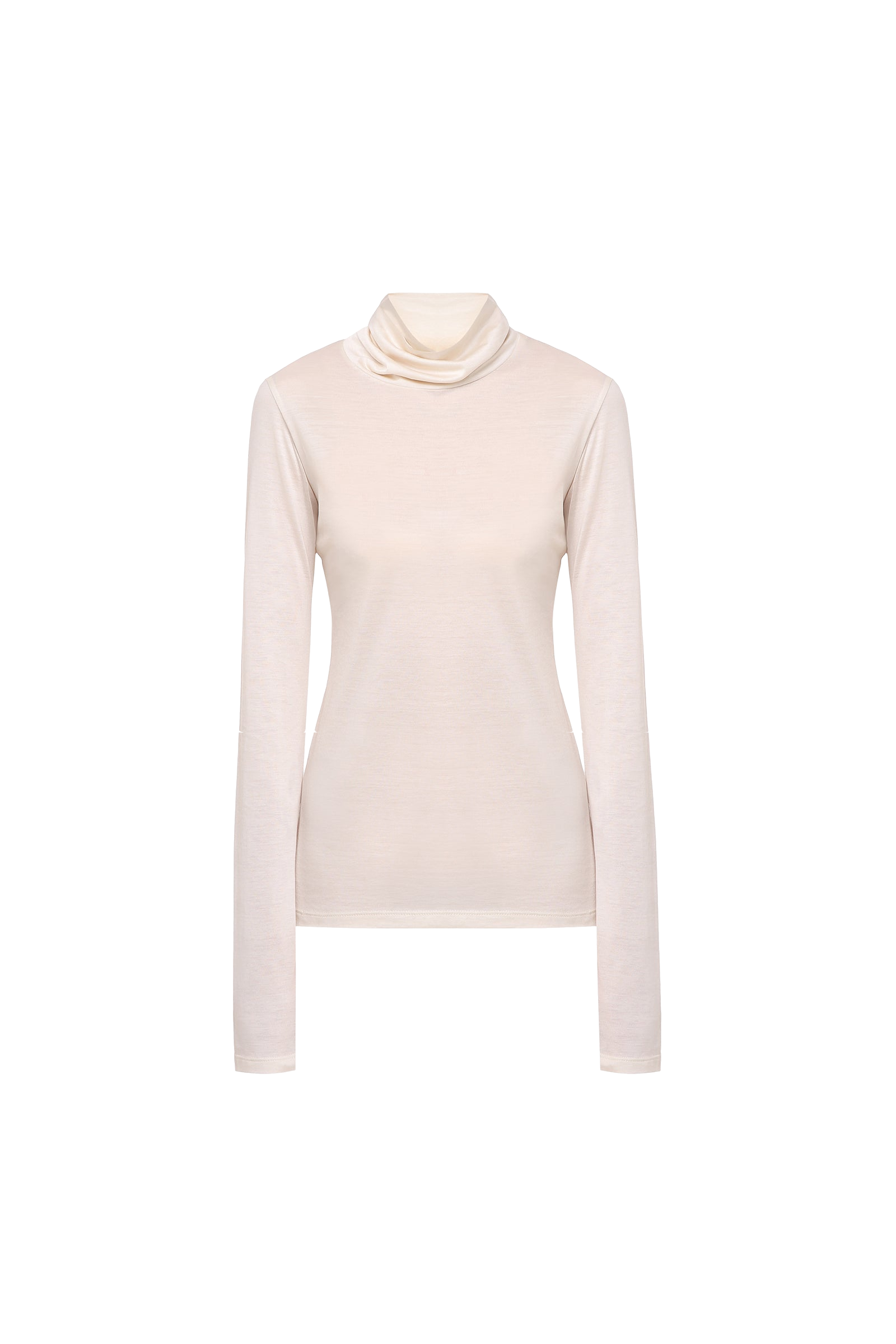 Turtleneck Long Sleeve White - White - M - A.M.G - Turtlenecks Turtleneck Long Sleeve White - White - M - A.M.G - Turtlenecks von A.M.G
