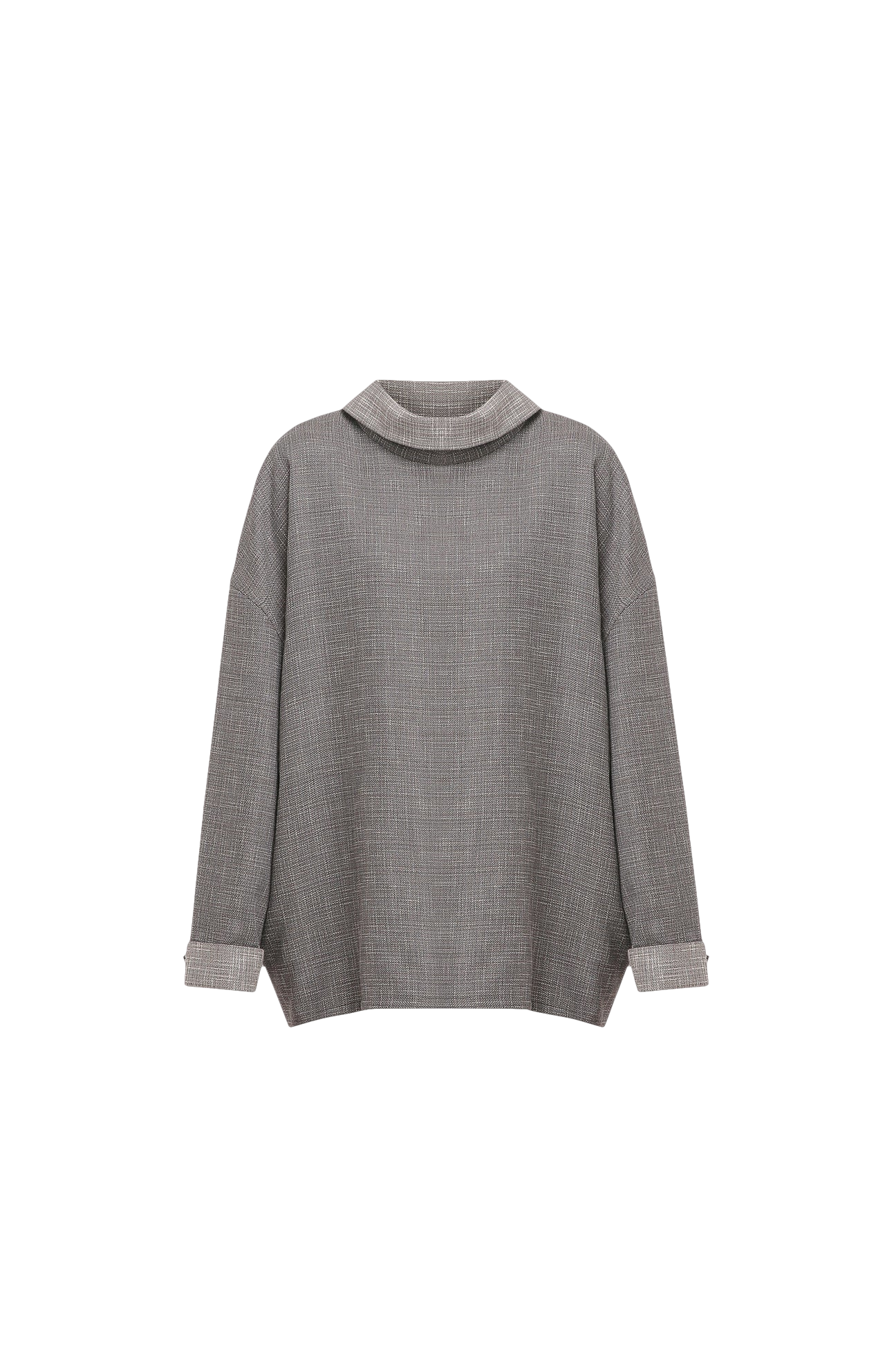 Two-Sided Blouse - Grey - M - A.M.G - Blouses Two-Sided Blouse - Grey - M - A.M.G - Blouses von A.M.G