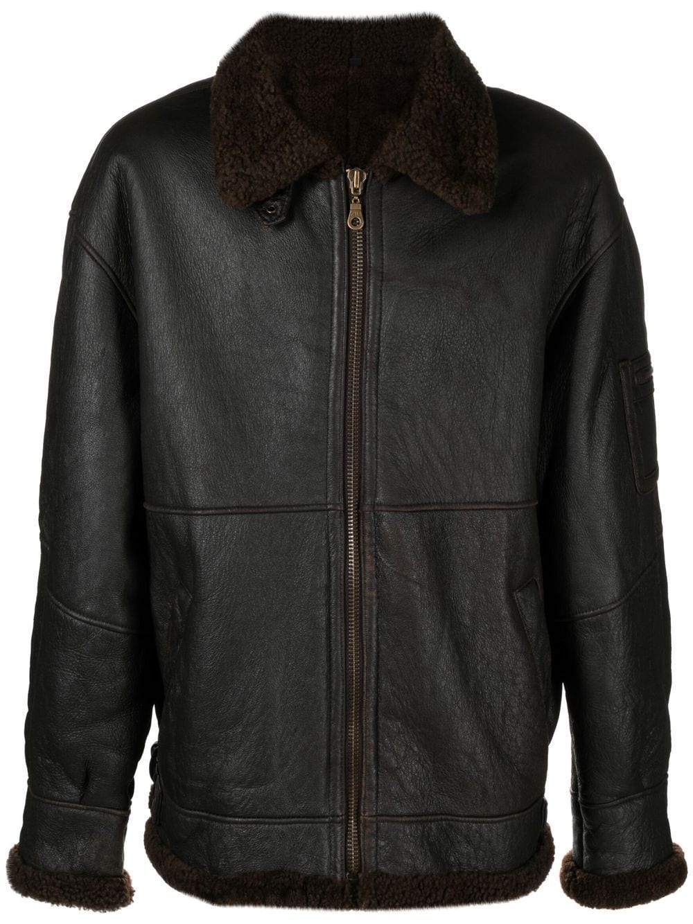 A.N.G.E.L.O. Vintage Cult 2000s Jacke aus Shearling - Braun von A.N.G.E.L.O. Vintage Cult