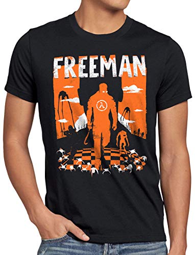 A.N.T. Crowbar Hero Herren T-Shirt Freeman Shooter Gaming, Größe:S von A.N.T. Another Nerd T-Shirt