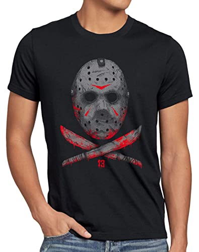 A.N.T. Freitag 13 Herren T-Shirt Halloween Jason Voorhees Horror, Größe:XL von A.N.T. Another Nerd T-Shirt