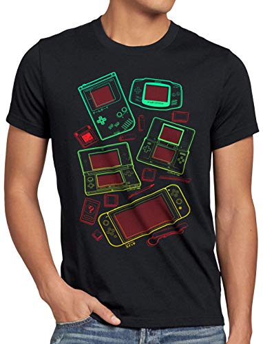 A.N.T. Game Maniac Herren T-Shirt lite ds wii 3ds Gamer, Größe:3XL, Farbe:Schwarz von A.N.T. Another Nerd T-Shirt