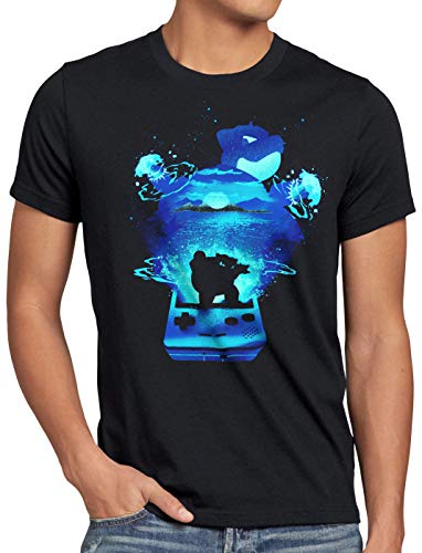 A.N.T. Glumanda Gamer Herren T-Shirt Monster Spiel online Boy, Größe:5XL von A.N.T. Another Nerd T-Shirt