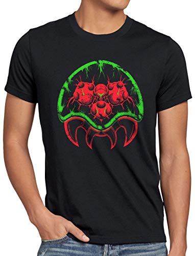 A.N.T. Morph Herren T-Shirt Gamer SNES Samus Aran Switch, Größe:L von A.N.T. Another Nerd T-Shirt