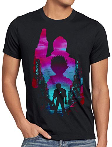 A.N.T. Neo Tokyo Cityscape Herren T-Shirt Anime Manga Tokio, Größe:S von A.N.T. Another Nerd T-Shirt