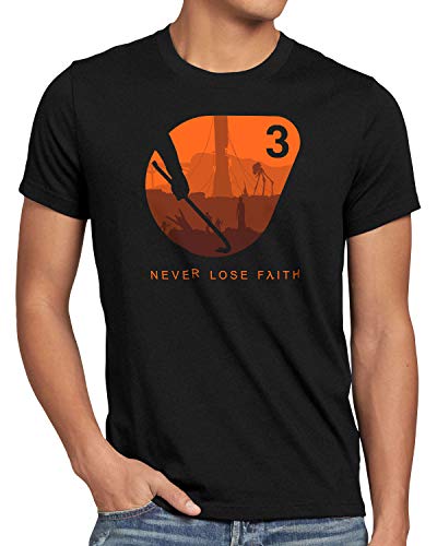 A.N.T. Never Loose Faith Herren T-Shirt Black mesa Lambda, Größe:L von A.N.T. Another Nerd T-Shirt