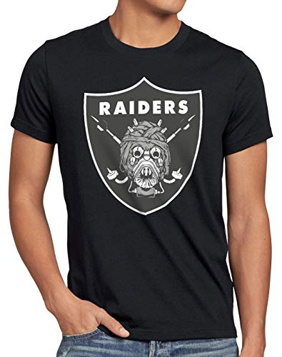 A.N.T. Tusken Raiders Herren T-Shirt American Football Team Tatooine, Größe:5XL, Farbe:Schwarz von A.N.T. Another Nerd T-Shirt