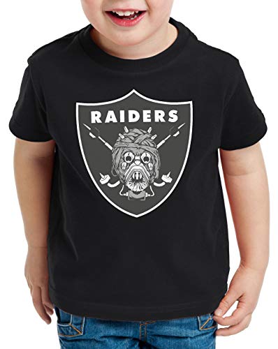 A.N.T. Tusken Raiders T-Shirt für Kinder American Football Team Tatooine, Farbe:Schwarz, Größe:104 von A.N.T. Another Nerd T-Shirt