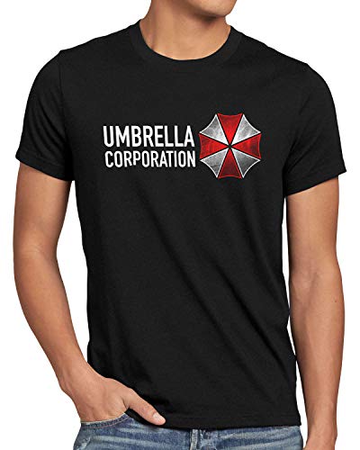 A.N.T. Umbrella Corp. Herren T-Shirt Virus epidemie Zombie, Größe:M von A.N.T. Another Nerd T-Shirt