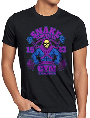 A.N.T. Snake Mountain Gym Herren T-Shirt Master Universe Mountain, Größe:XXL von A.N.T. Another Nerd T-Shirt