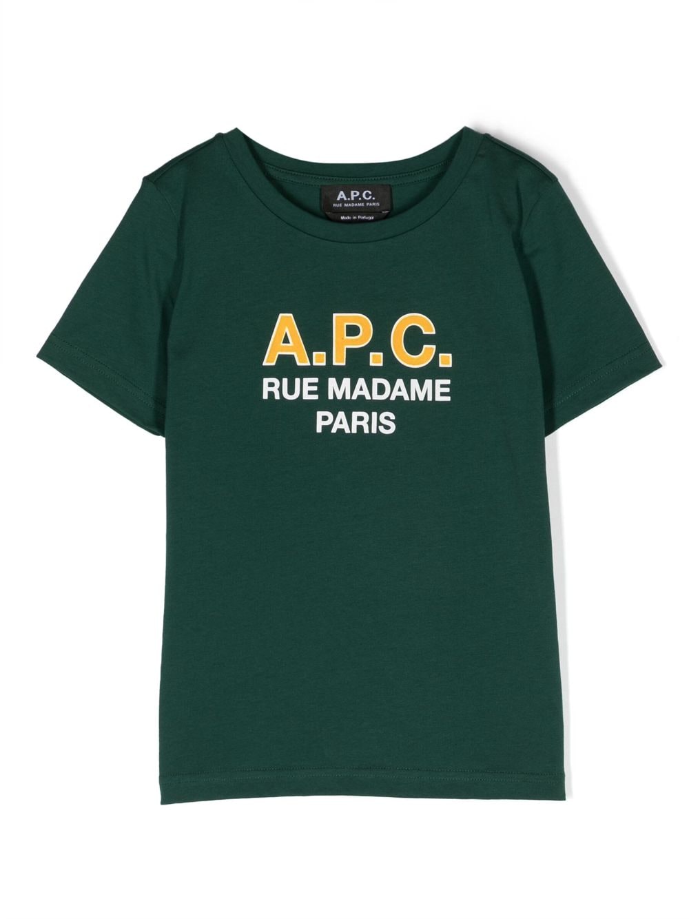 A.P.C. KIDS T-Shirt mit Logo-Print - Grün von A.P.C. KIDS