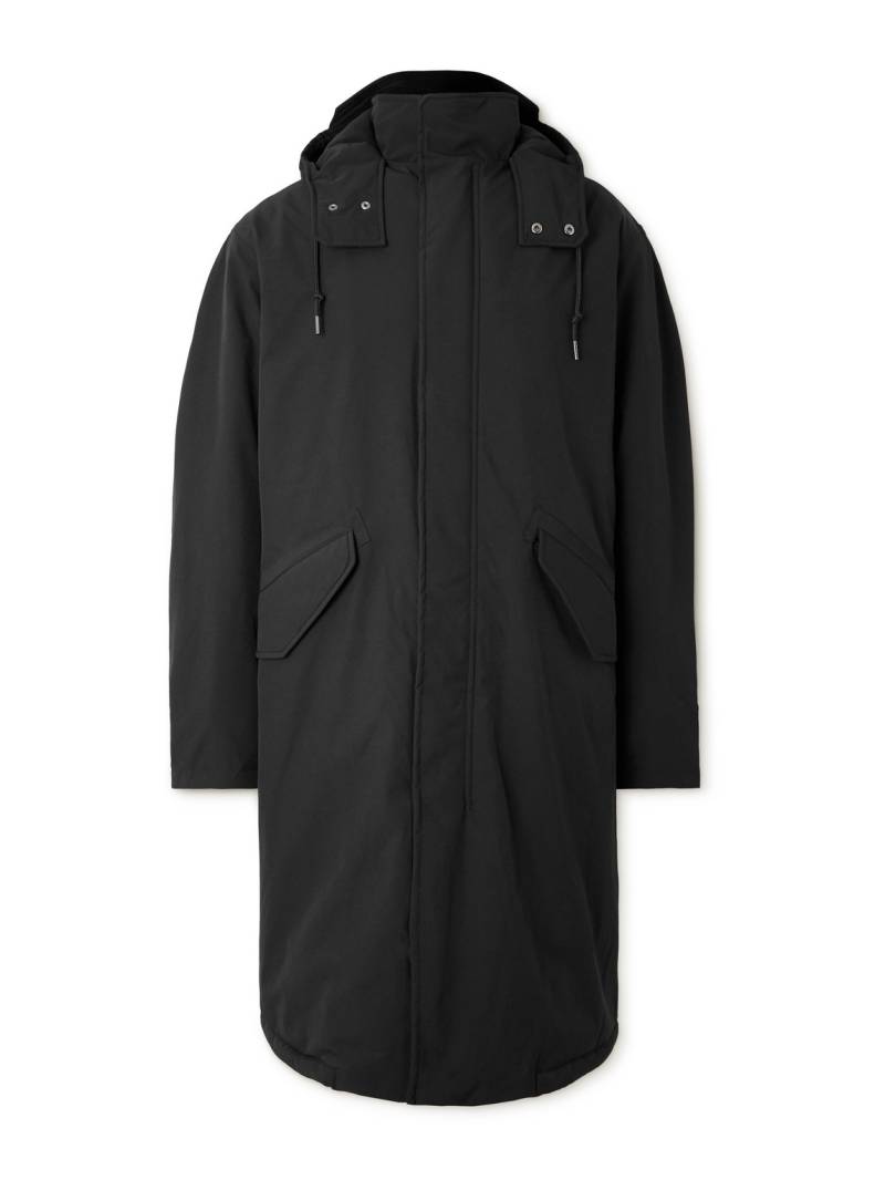 A.P.C. - Anatole Stretch-Shell Hooded Parka - Men - Black - L von A.P.C.