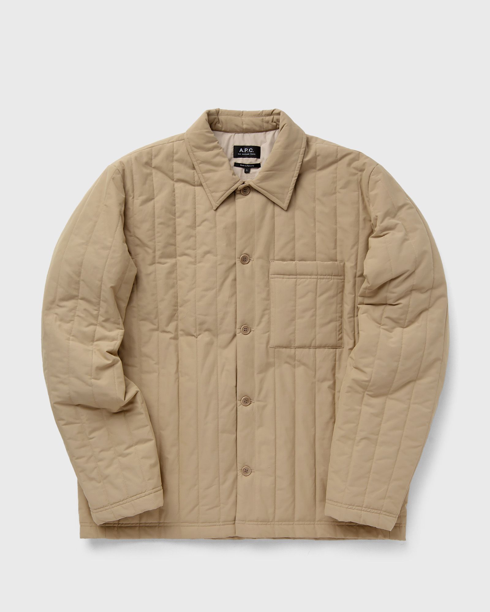 A.P.C. BLOUSON HUGO men Overshirts beige in Größe:XL von A.P.C.