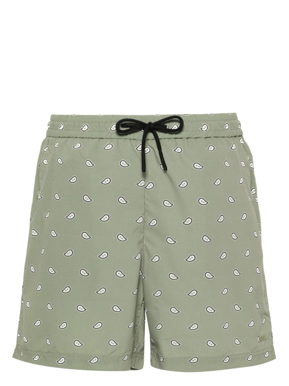 A.P.C. Badeshorts mit grafischem Print - Grün von A.P.C.