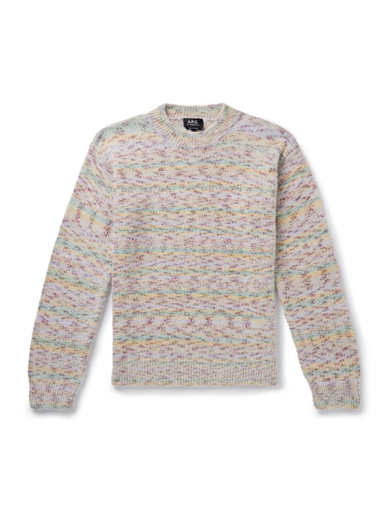 A.P.C. - Bastian Wool Sweater - Men - Neutrals - XS A.P.C. - Bastian Wool Sweater - Men - Neutrals - XS von A.P.C.
