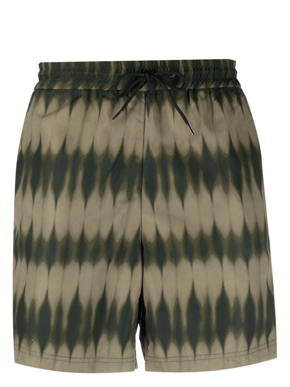 A.P.C. Bobby Badeshorts mit Batikmuster - Grün von A.P.C.