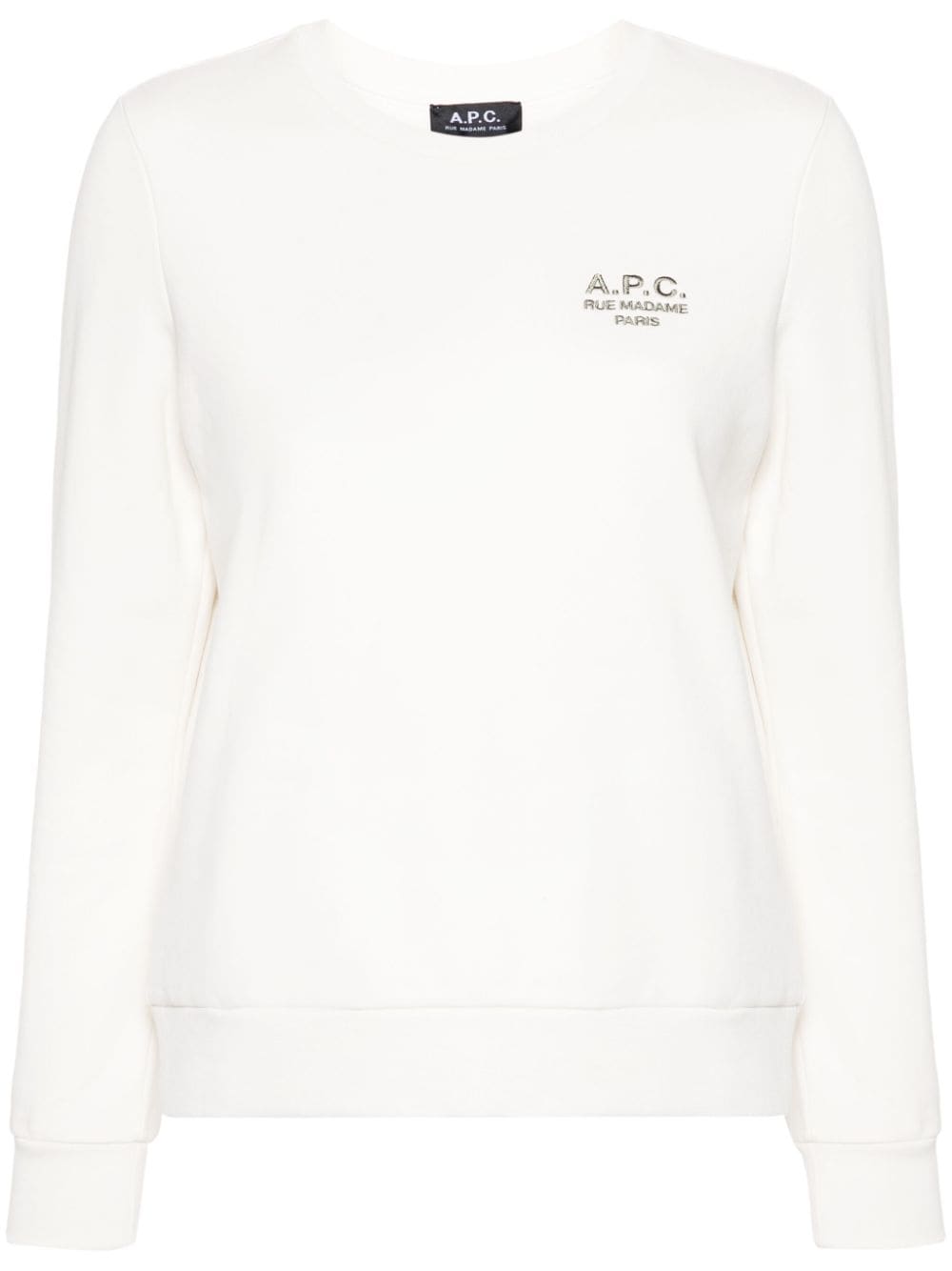 A.P.C. Craie Sweatshirt mit Logo-Stickerei - Weiß von A.P.C.