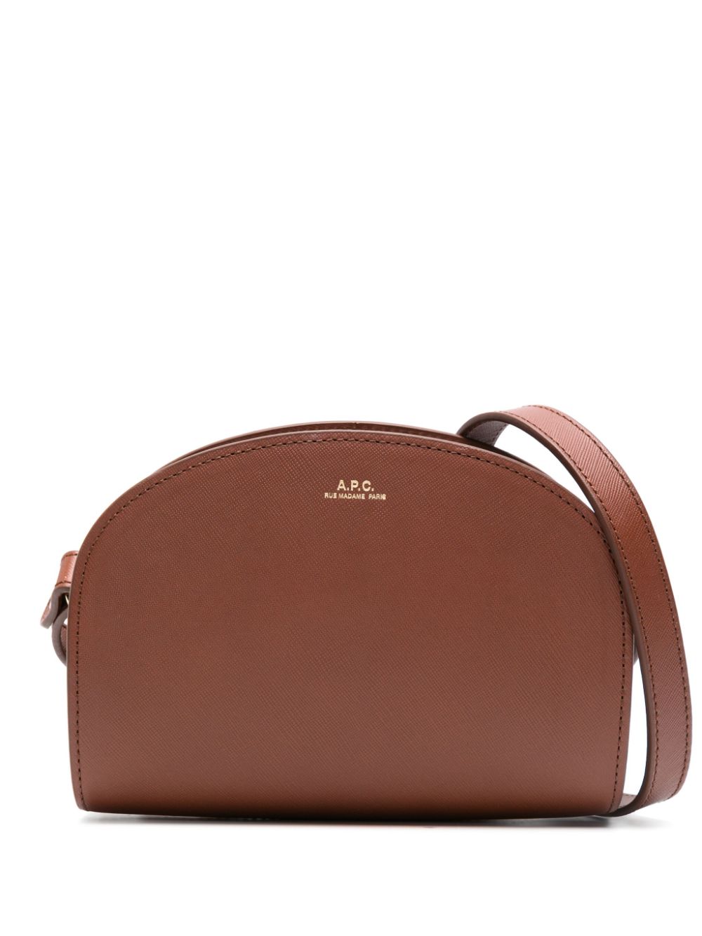 A.P.C. Demi-Lune Schultertasche - Braun von A.P.C.