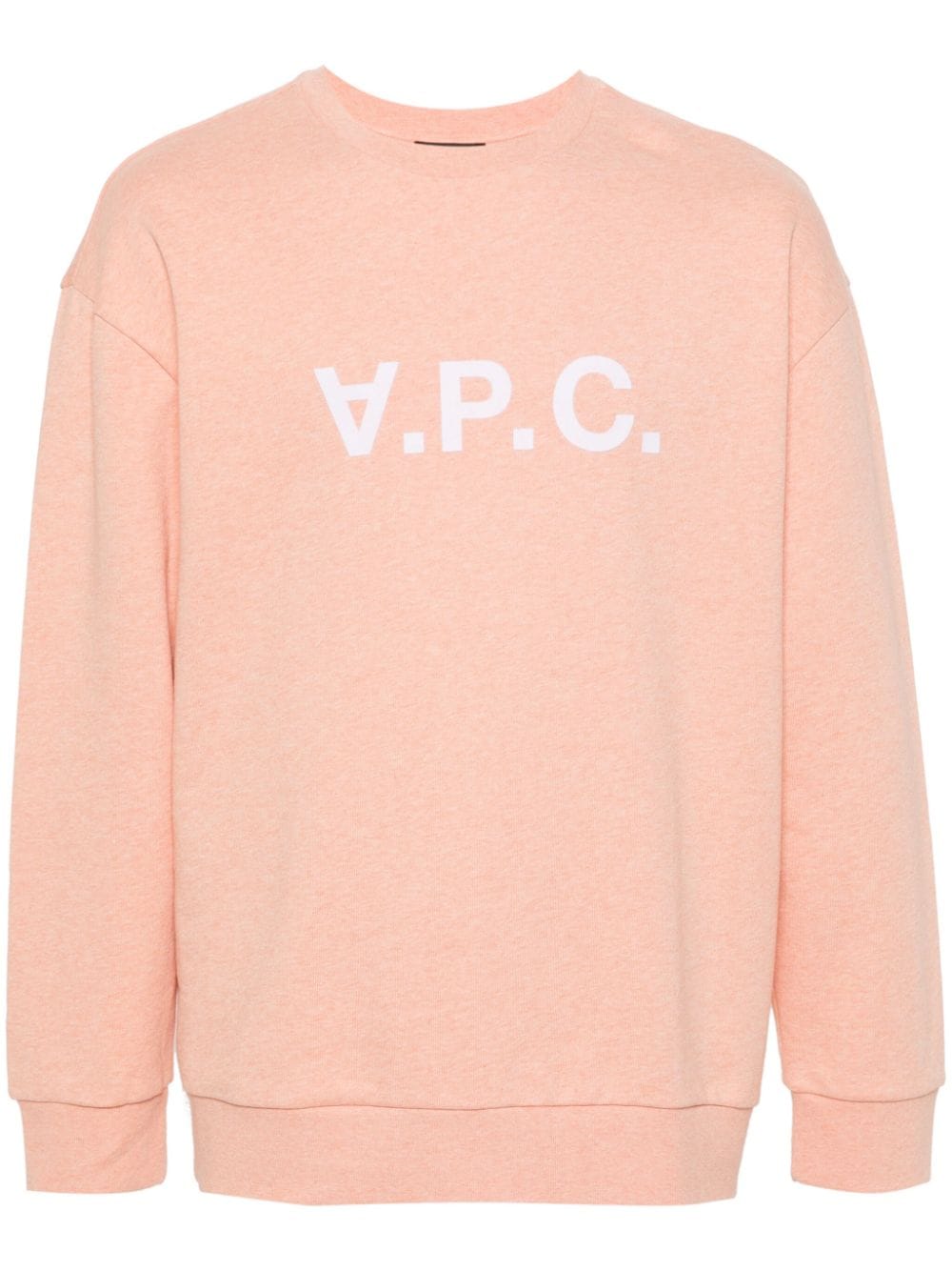 A.P.C. Elliot Sweatshirt mit geflocktem Logo - Orange von A.P.C.