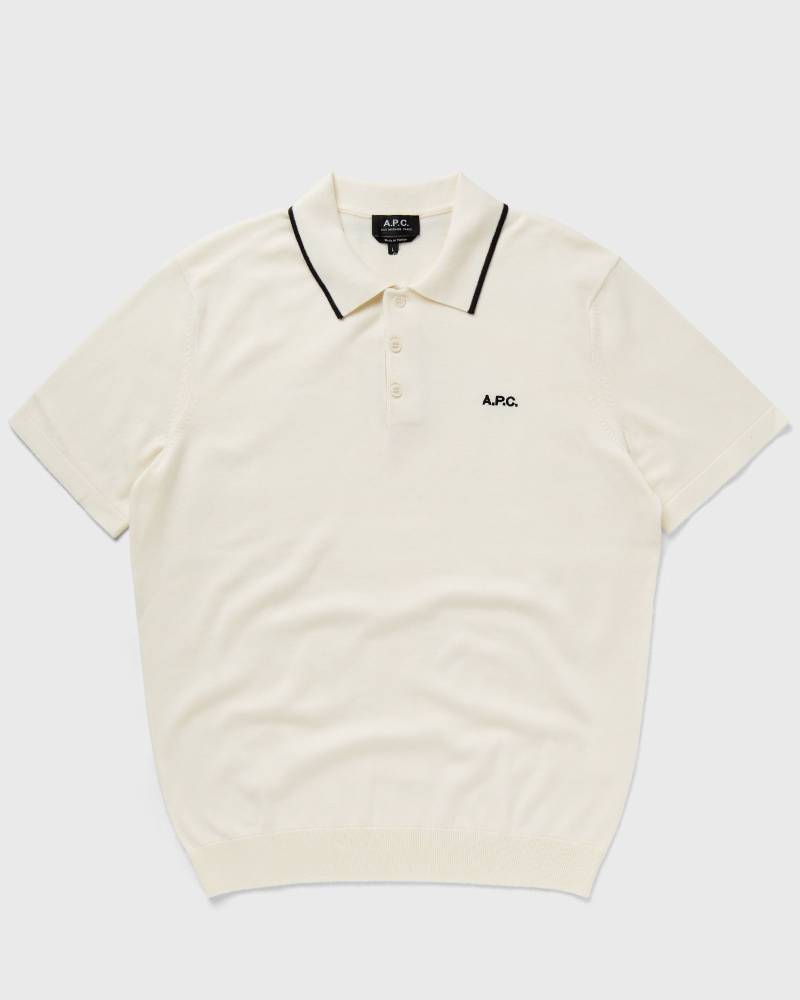 A.P.C. FLYNN POLO SHIRT men Polos white in Größe:M von A.P.C.