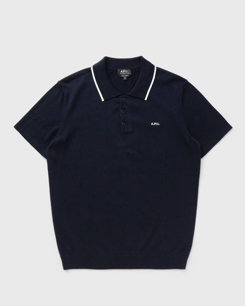 A.P.C. FYNN POLO men Polos blue in Größe:L von A.P.C.