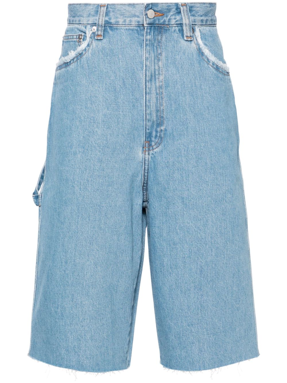 A.P.C. Halbhohe Oakland Jeans-Shorts - Blau von A.P.C.