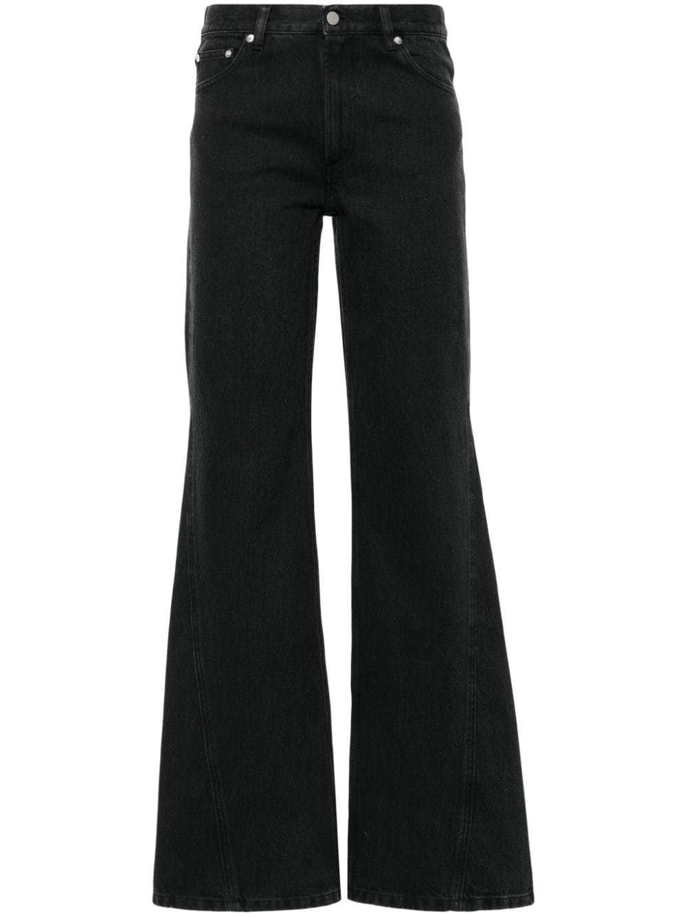 A.P.C. Halbhohe Straight-Leg-Jeans - Schwarz von A.P.C.