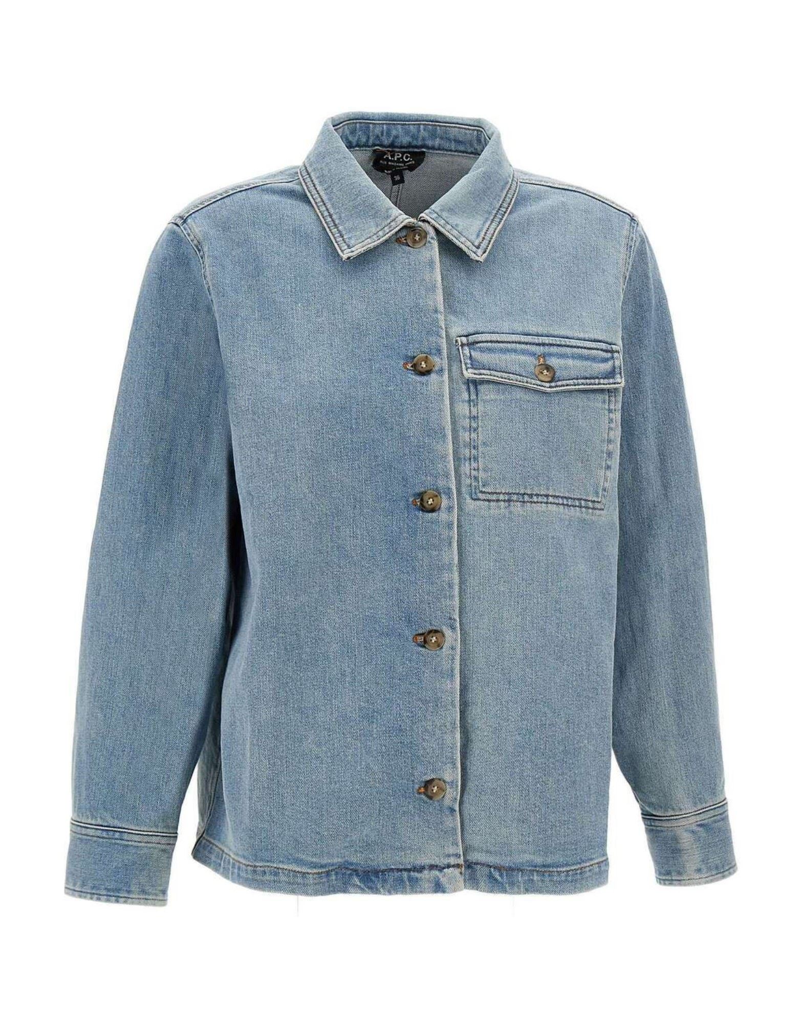 A.P.C. Jeanshemd Damen Königsblau von A.P.C.