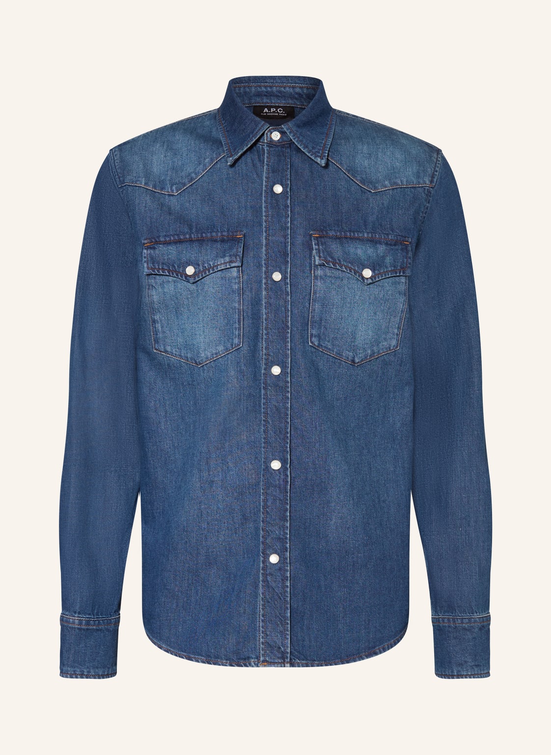 A.P.C. Jeanshemd Regular Fit blau von A.P.C.