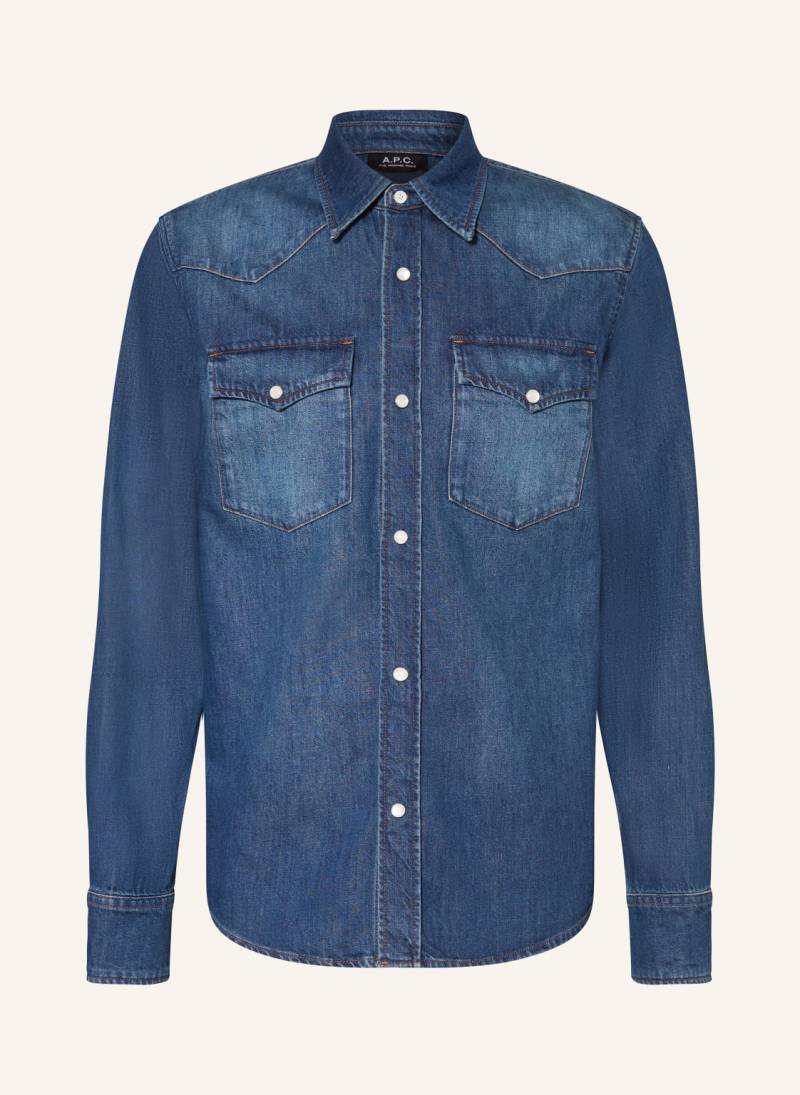 A.P.C. Jeanshemd Regular Fit blau von A.P.C.